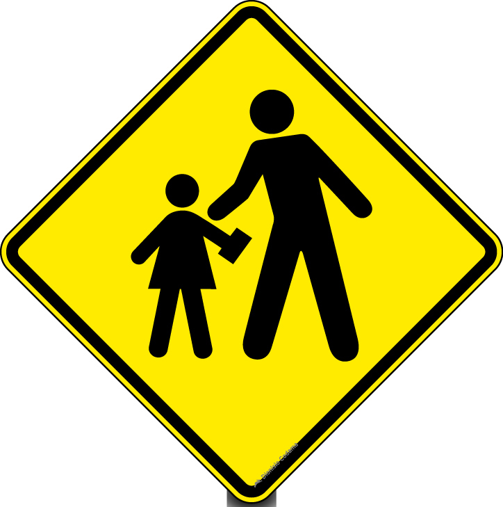 Placa A-33a: área escolar