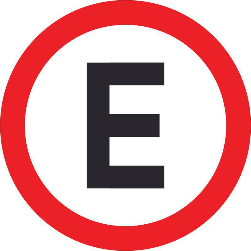 Placa de Trânsito R6b