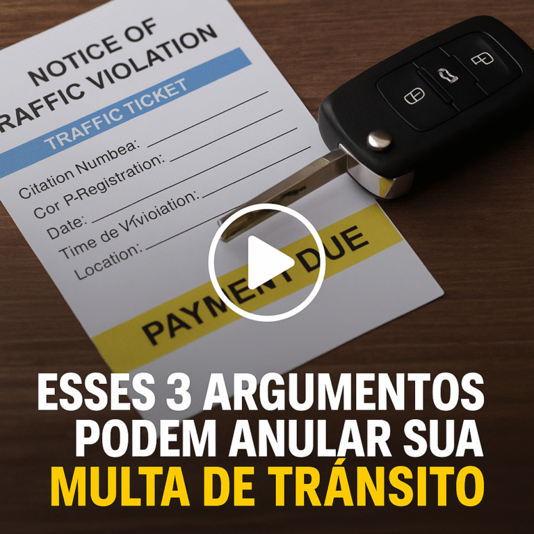 Esses 3 argumentos jurídicos podem anular sua multa de trânsito (e salvar sua CNH)