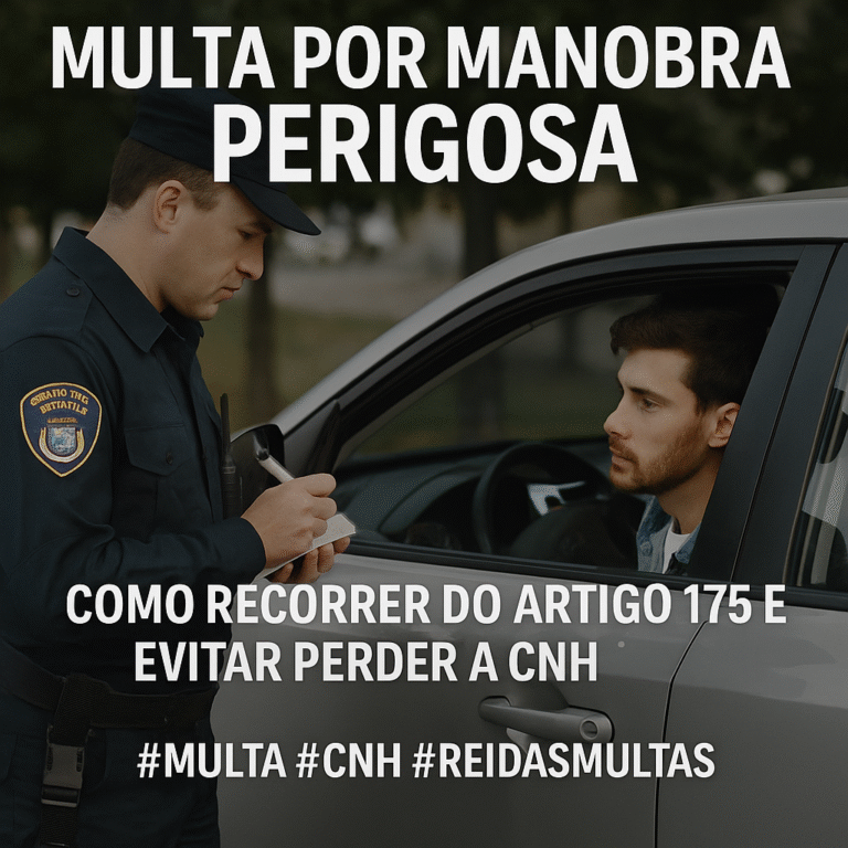 Multa por Manobra Perigosa