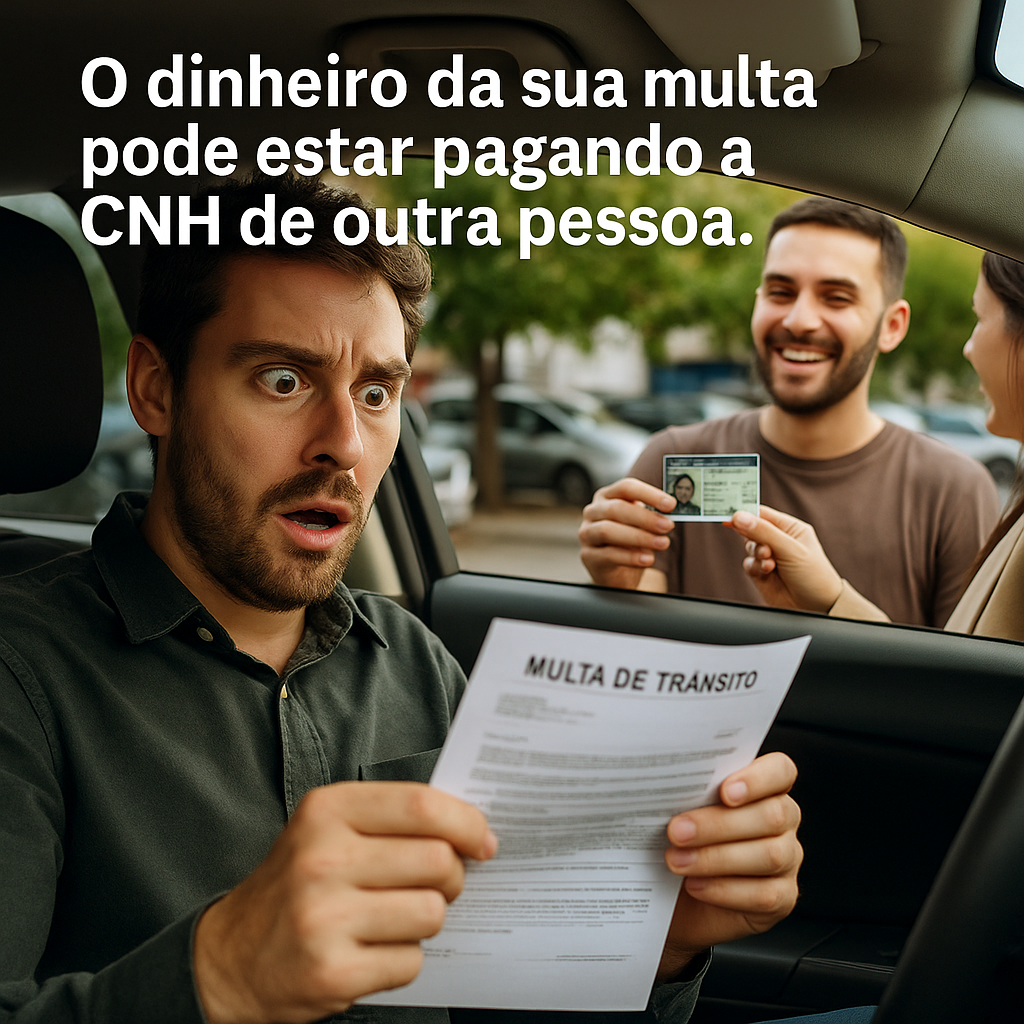 Você sabia que o dinheiro da sua multa de trânsito pode estar pagando a CNH de outra pessoa?