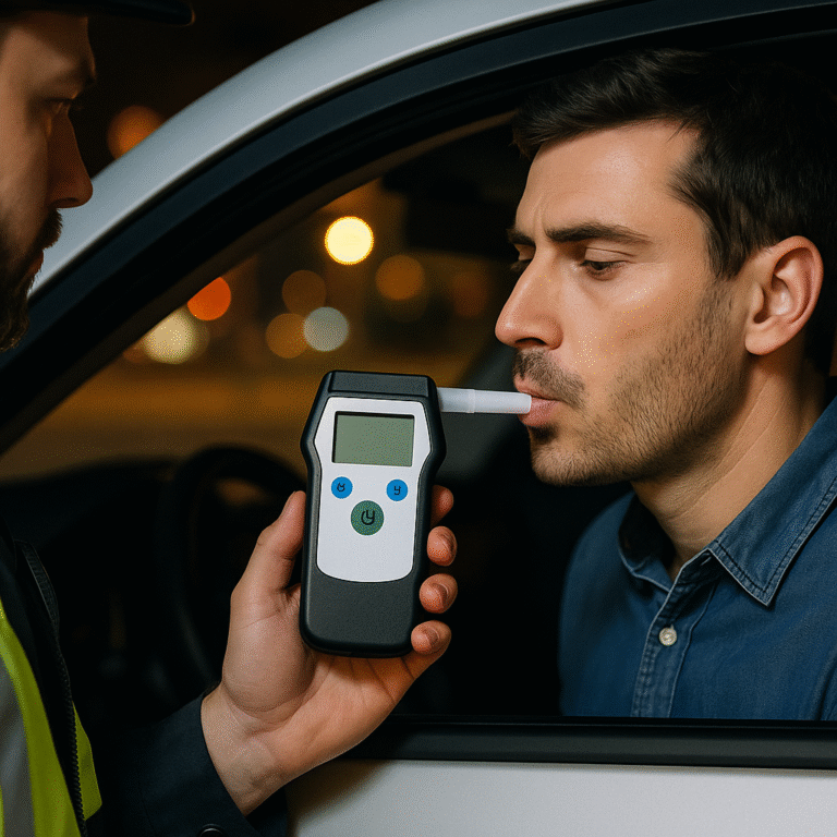 Preciso assoprar o bafômetro?