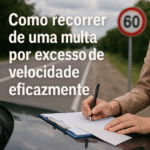 Como recorrer de uma multa por excesso de velocidade eficazmente