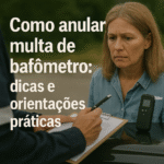 Como anular multa de bafômetro: dicas e orientações práticas