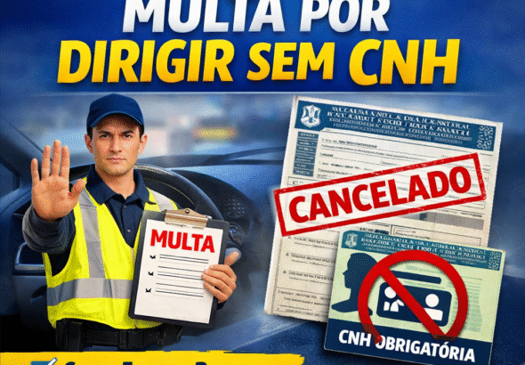 Como Recorrer e Cancelar Multa por Dirigir sem CNH