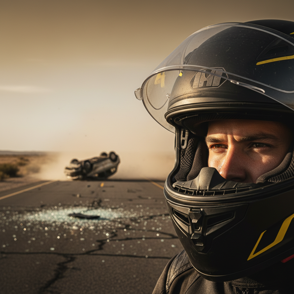 Atenção: Pilotar Motocicleta Com a Viseira do Capacete Levantada É Uma Multa!