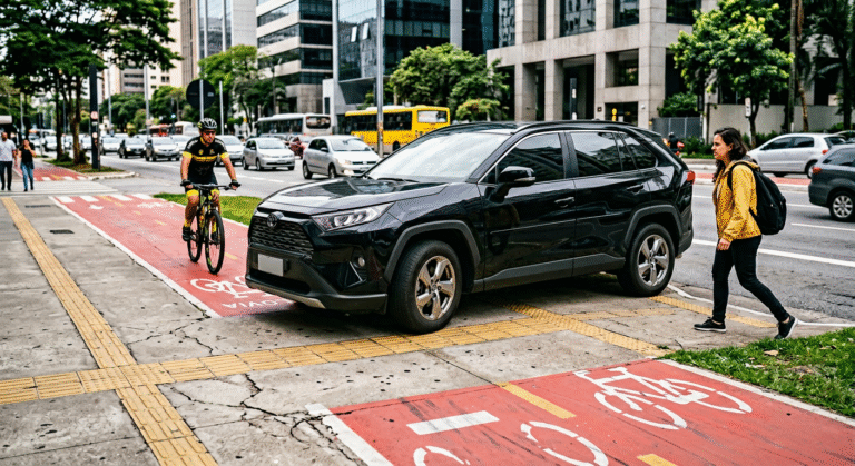 Atenção: Estacionar sobre Calçada ou Ciclovia é uma Infração de Qual Gravidade?