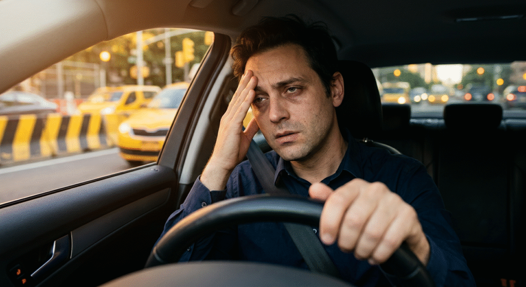 Dirigir cansado: por que o corpo trai o motorista