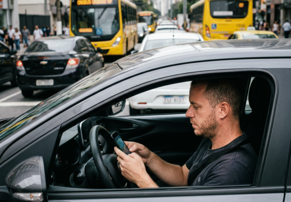 Multa por usar celular: valor atualizado e pontos