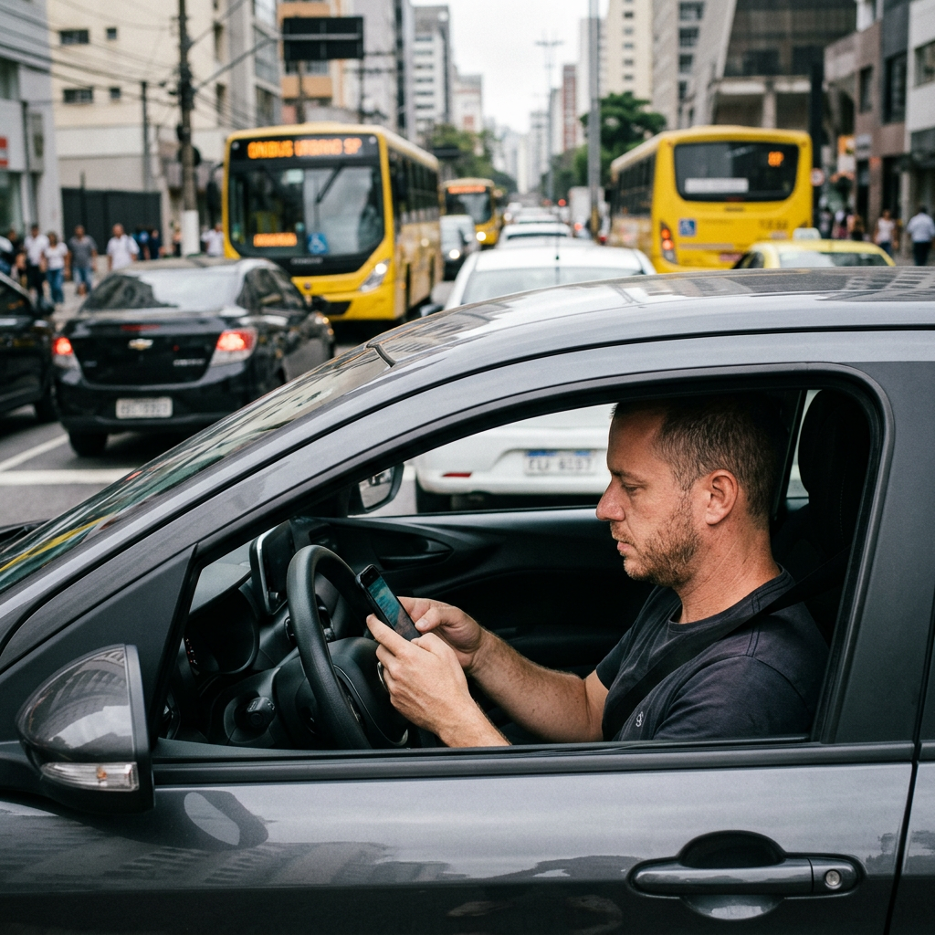 Multa por usar celular: valor atualizado e pontos